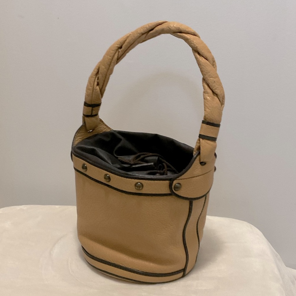 Fendi Bucket Bag with Black Trim